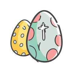 easter icon, easter vector illustration-simple illustration of easter, perfect for easter logos and icons