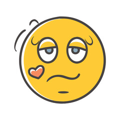 emot icon, emot vector illustration-simple illustration of emot, perfect for emot logos and icons