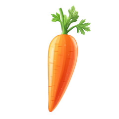 Carrot Isolated on white transparent background