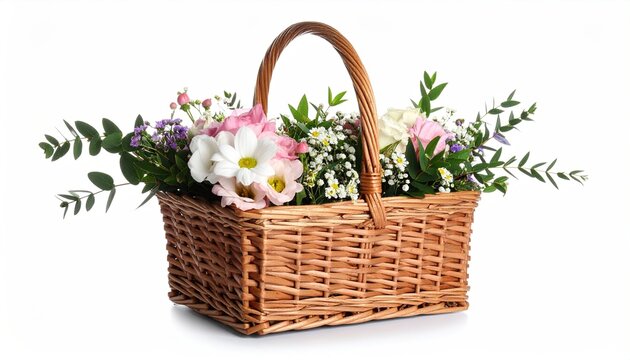 Floral Basket Arrangement.