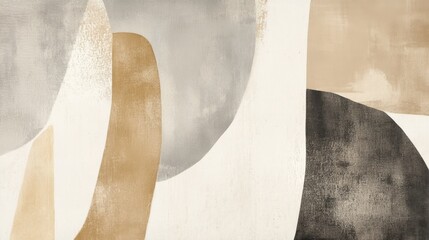 Nordic Abstract watercolor oil painting. Winter mood. Abstraction art background. Oil on canvas. Golden texture. Fragment of artwork. Paint spots. Strokes of paint. Colorful canvas