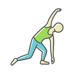 exercise icon, exercise vector illustration-simple illustration of exercise, perfect for exercise logos and icons