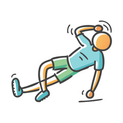 exercise icon, exercise vector illustration-simple illustration of exercise, perfect for exercise logos and icons