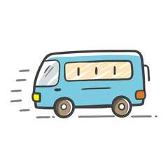 express van icon, express van vector illustration-simple illustration of express van, perfect for express van logos and icons