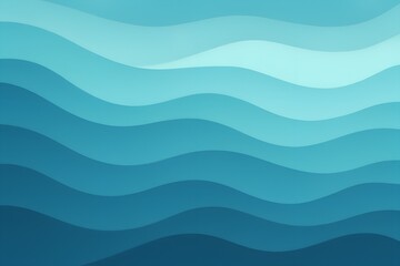 Fototapeta premium Abstract wavy pattern illustration in shades of blue, creating a serene and calming atmosphere, perfect for backgrounds or design projects with copy space