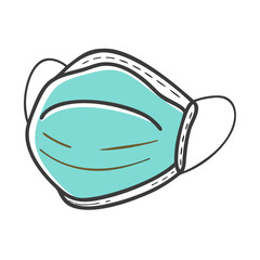 face mask icon, face mask vector illustration-simple illustration of face mask, perfect for face mask logos and icons