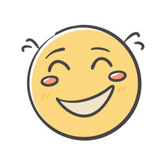 face smile icon, face smile vector illustration-simple illustration of face smile, perfect for face smile logos and icons
