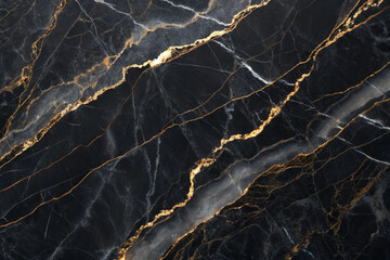 Black and gold Marble Texture. Close-up. Stone pattern. Texture. Luxury. 
