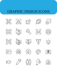 Graphic Design Stroke icon collections. Here’s a graphic design stroke icon collection inspired by the theme of titles.
