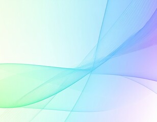 Abstract multicolor 3d gradient background with hi-tech elements and waves