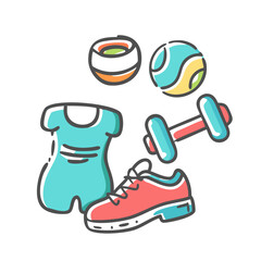 fitness sport icon, fitness sport vector illustration-simple illustration of fitness sport, perfect for fitness sport logos and icons