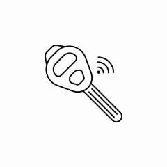 wireless key icon sign vector