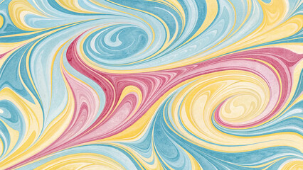 Obraz premium Abstract colorful backdrop featuring a seamless vector pattern with decorative circles and swirls