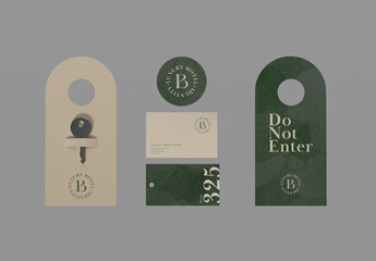 Hotel Brand Identity Stationery Mockup