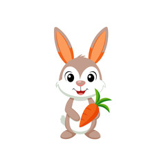 bunny holding carrot different set