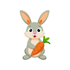 bunny holding carrot different set