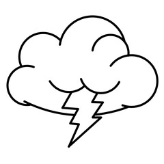 cloud with lightning