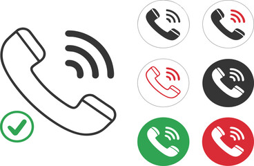 set of icons for web site