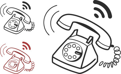 vector illustration of a set of icons