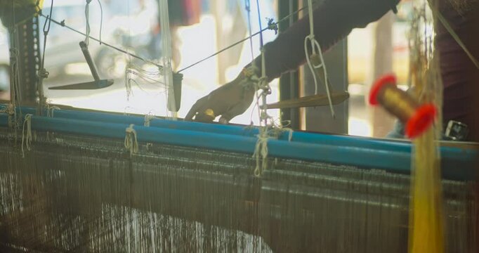 Capturing Indian Handloom Craftsmanship, the traditional Indian textile industry
