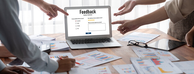 Customer feedback and review analysis by brisk computer software for corporate business