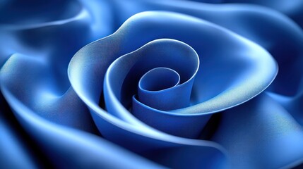Blue silk flower texture