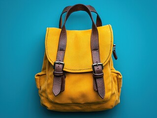 Bright yellow backpack