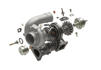 Turbocharger Parts Exploded View