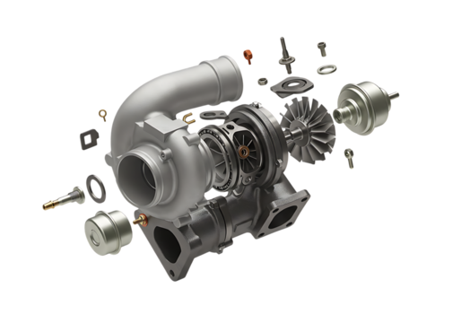 Turbocharger Parts Exploded View
