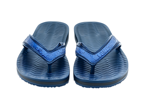 blue flip flops on png