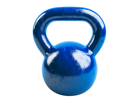 blue Kettlebell Weight on png