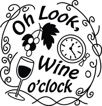 oh look wine o'clock