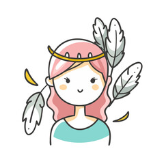 girl with feathers icon, girl with feathers vector illustration-simple illustration of girl with feathers, perfect for girl with feathers logos and icons