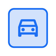Directions Car Outlined Icon