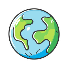 glossy earth icon, glossy earth vector illustration-simple illustration of glossy earth, perfect for glossy earth logos and icons