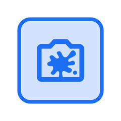 Dirty Lens Outlined Icon