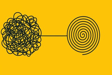 A visual metaphor for clarity emerging from chaos—this image represents the mental journey of organizing thoughts, solving problems, and transforming confusion into structured understanding.
