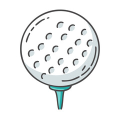golf ball icon, golf ball vector illustration-simple illustration of golf ball, perfect for golf ball logos and icons