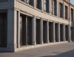 Fototapeta premium Precisely joined modular units, architectural detail , metal, interlocking, precise