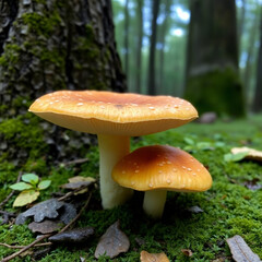 Fototapeta premium mushroom in the forest