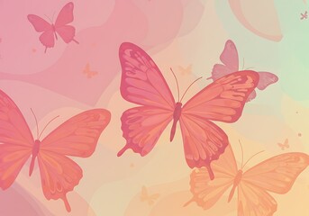 Pastel Flutter: A Butterfly Dream