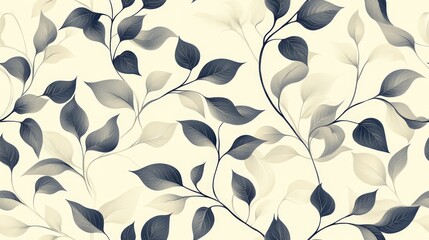 Delicate leaf pattern on a pale background.