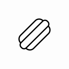 american hotdog icon sign vector