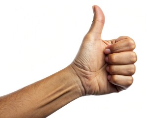 "Photorealistic Close-Up of Hand with Thumbs Up &ndash; Hyper-Realistic 3D Rendering with Studio Lighting"
