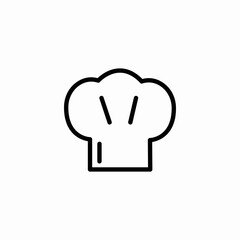 chef hat icon sign vector