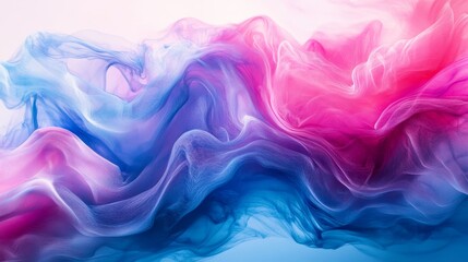 Obraz premium Dynamic, flowing fabric, vibrant color blend.