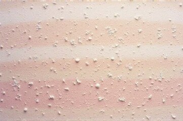 Textured cream and pink painted wall with stucco details