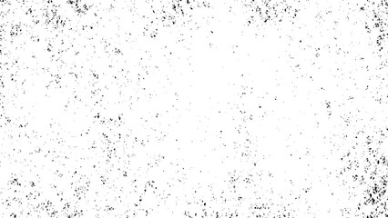 Abstract dust particle and dust grain texture on white background, dirt overlay or screen effect,   black grain texture. Distress overlay vector textures.