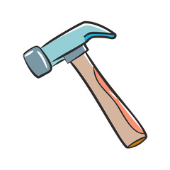 hammer icon, hammer vector illustration-simple illustration of hammer, perfect for hammer logos and icons