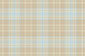 Subtle pastel plaid pattern in beige and light blue.  Perfect for backgrounds, textile designs, or website textures.  Evokes feelings of calmness and serenity.